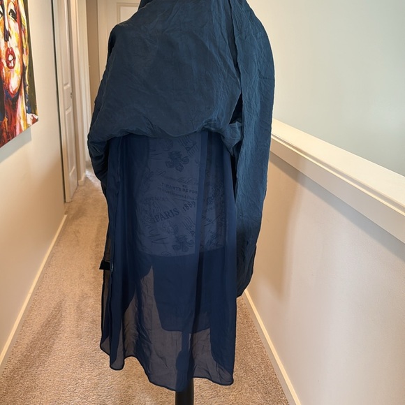 Michaa blue linen dress - Picture 6 of 10